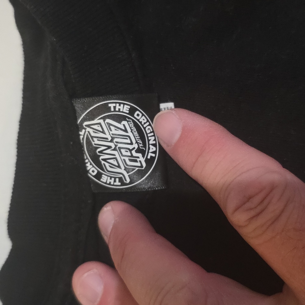 Black Santa Monica Airlines Natas Kaupas Santa Cruz XL Shirt - Picture 5 of 6